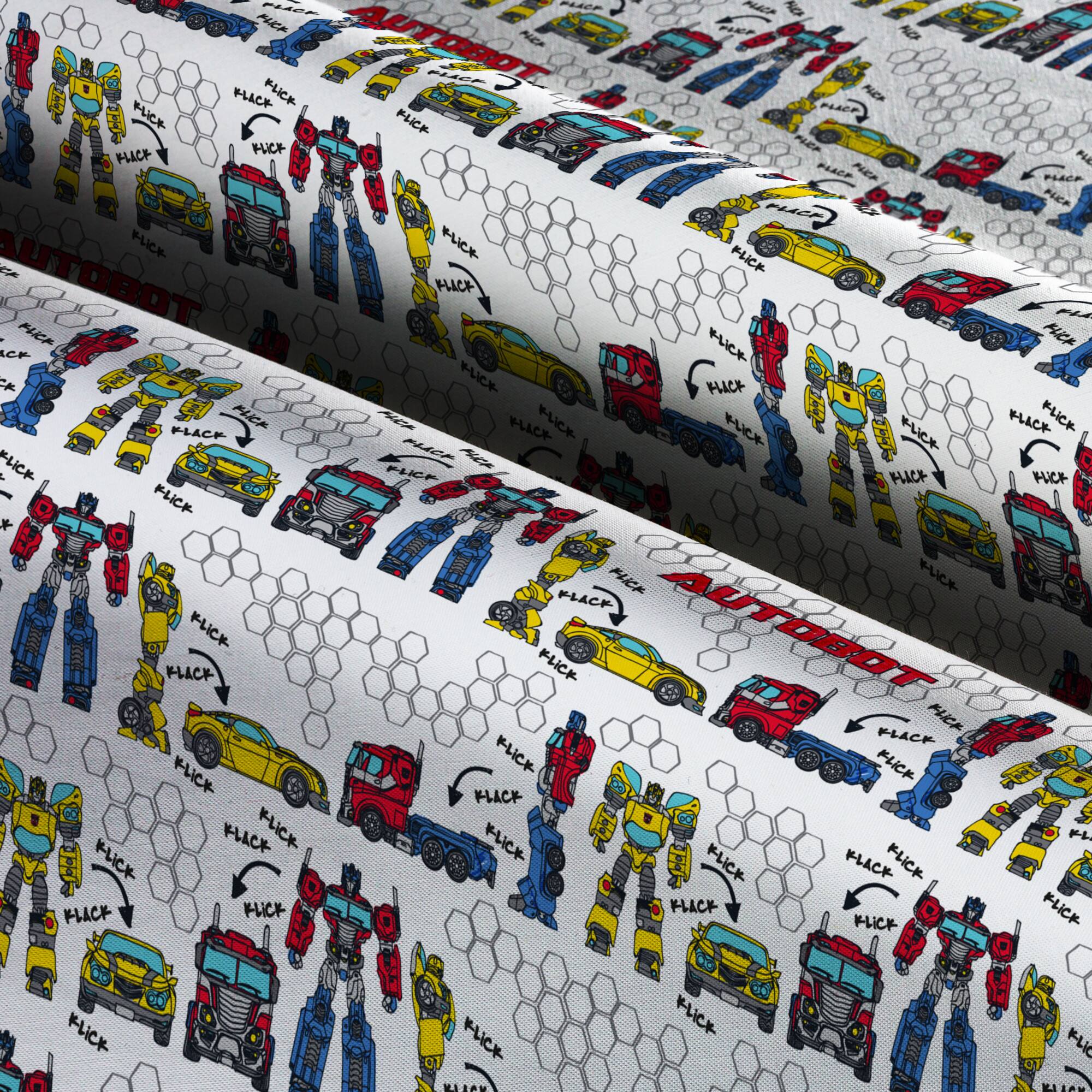 Hasbro Transformers Friends Cotton Fabric